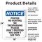 Signmission Posted No Hunting No Trespassing OSHA Notice Sign, Plastic, 18in W x 24in L, 2PK OS-2PACK-NS-P-1824-V-17721 - alternate 2